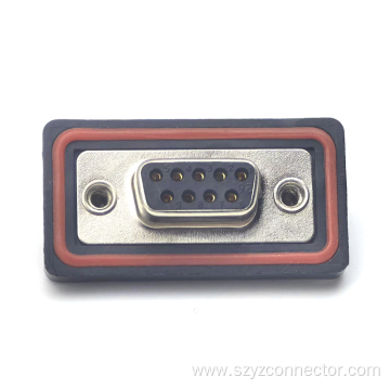 DB-9S female D-SUB waterproof connector